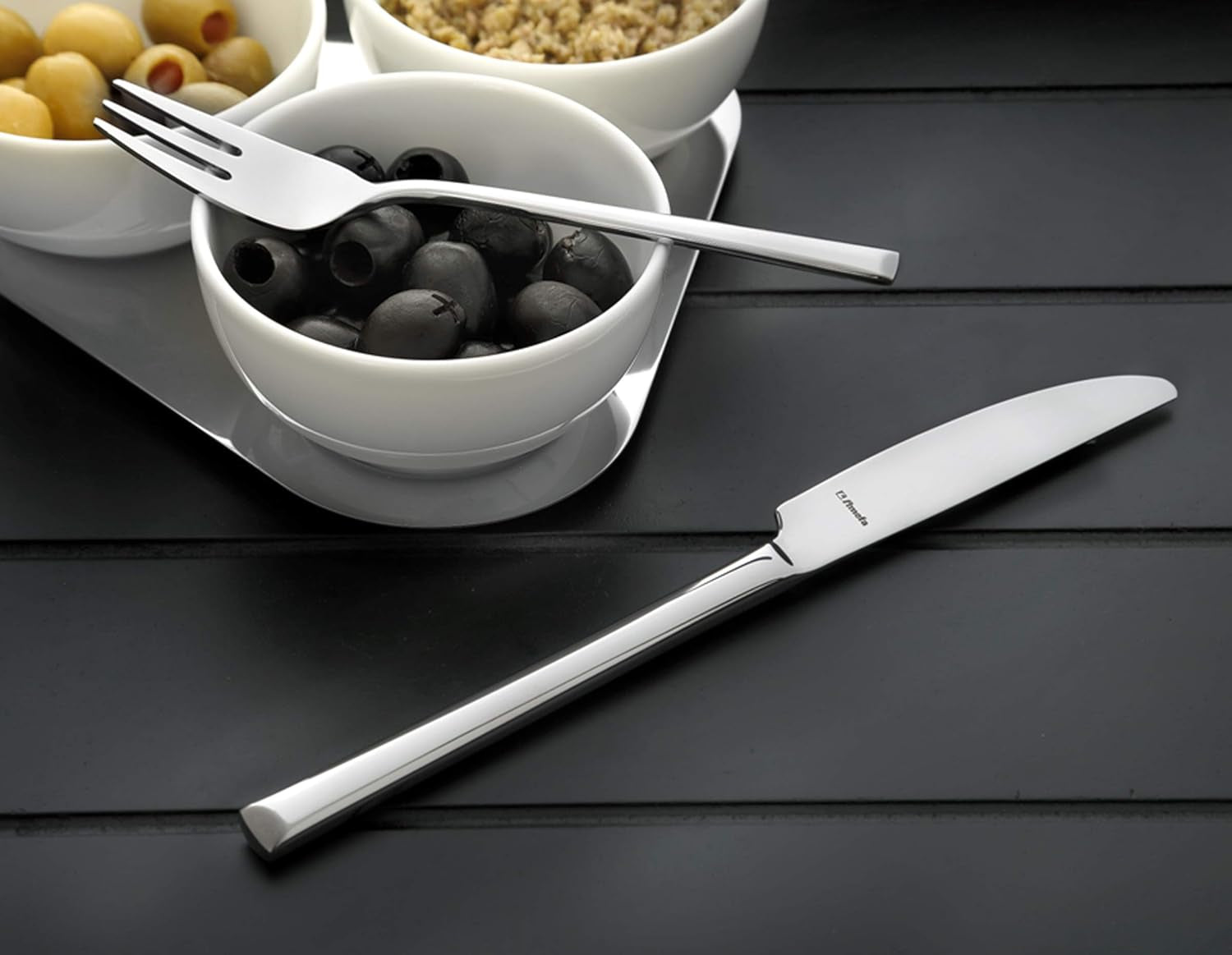 Amefa ECLAT Posate per 4, Acciaio Inossidabile con Manici in Plastica di Alta Qualità, Viola, 16 Pezzi Cucina Naty Shop