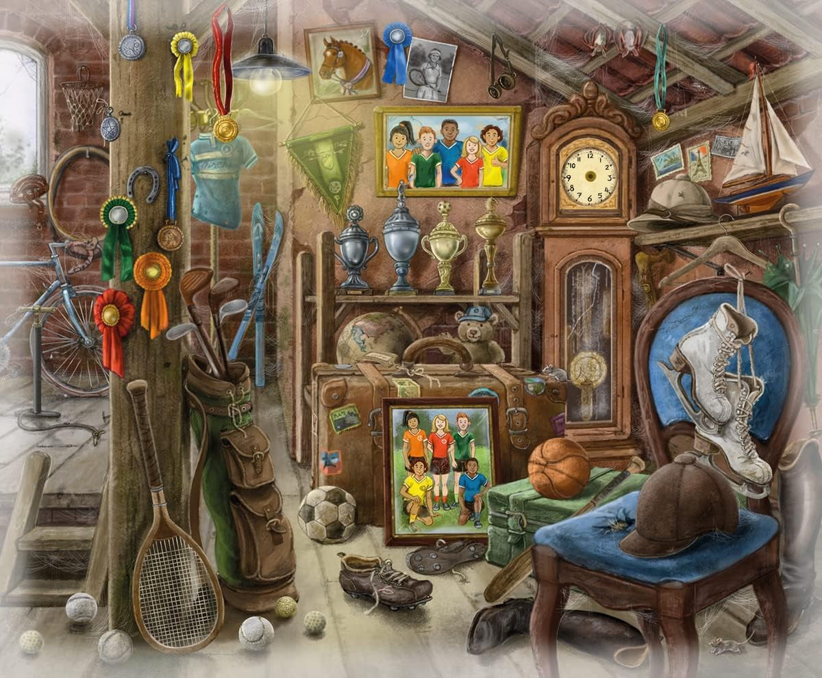 Ravensburger EXIT Puzzle - The Ghostly Manor House - 6X Puzzle da 99 pezzi per adulti e bambini amanti dei puzzle dai 10 anni in su Puzzle Naty Shop