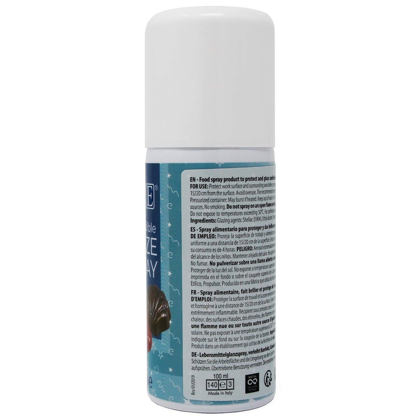 Spray lucidante alimentare, 100 ml