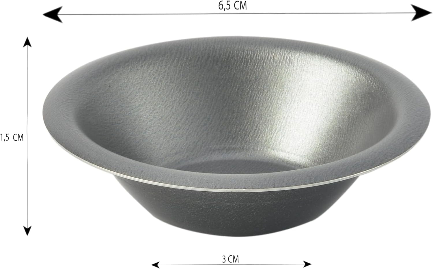 43027, pasta frolla, 6 forme, Ø 5 cm x h 1,5 Stampi e teglie per pasticceria Naty Shop