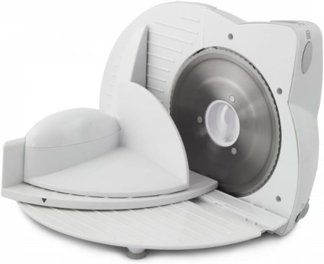 EKM017W Affettatrice elettrica in acciaio inox, Trituratori e Affettatrici 150 W Naty Shop Default Title