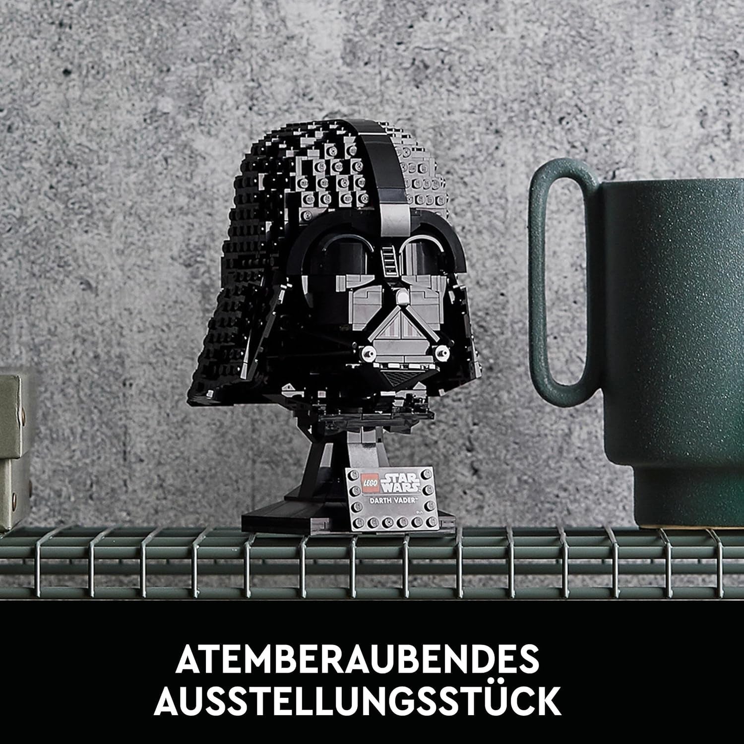 Set da costruzione per casco LEGO Star Wars Darth Vader per adulti, idea regalo per uomo, donna, lui o lei, modello da collezione da costruire ed esporre 75304 Set da costruzione Besuche den LEGO-Store