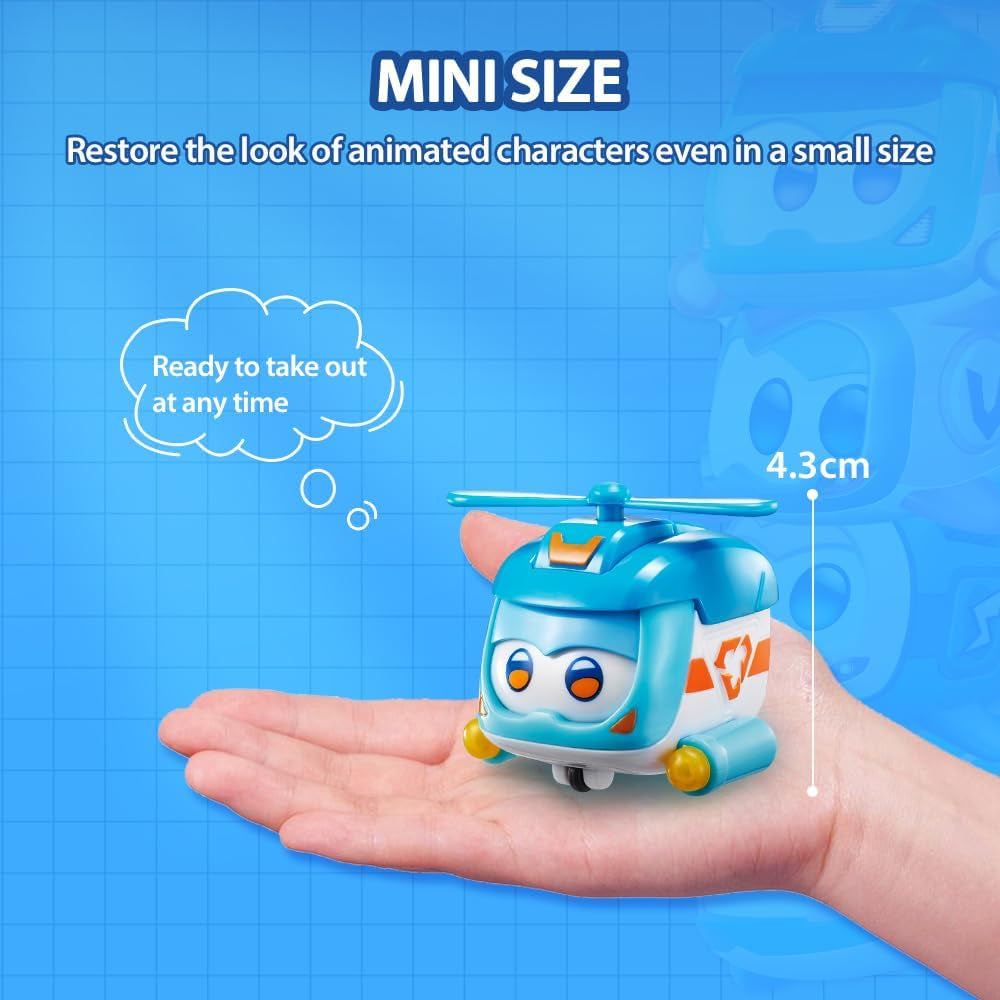 Super Wings Super Pets 4 pezzi Shine, Golden Boy, Jerome, Ellie Espressione facciale commutabile Effetto lampo Giocattolo portatile per 3 4 5 6 7 8 anni Ragazzo Ragazza Action Figure da 2 pollici Naty Shop