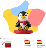 Personaggio sonoro - Canti natalizi - canzoni - giocattolo, contenuto educativo, in spagnolo, per ragazze e ragazzi da 0 anni, multicolore, FFL30004 Jucarii Bebe Naty Shop