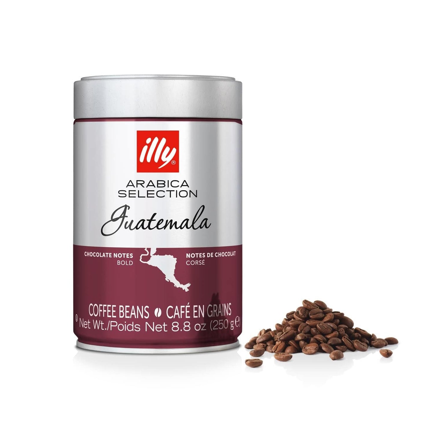 Caffè Illy Arabica Selection Guatemala in grani da macinare, scatola da 250g
