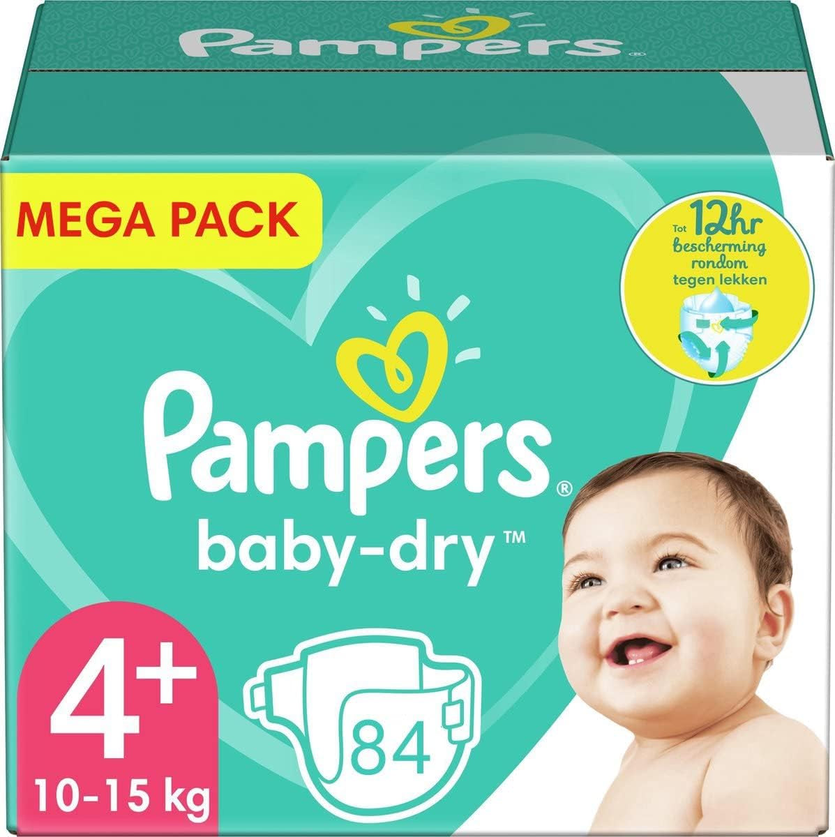 (Vecchia versione), Pannolini per neonati taglia 4+ (10-15 kg), 84 pezzi