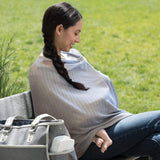 Chicco - Sciarpa da allattamento Boppy Infinity 17 Cm grigia Accessori Alimentazione e Allattamento Bebe Naty Shop