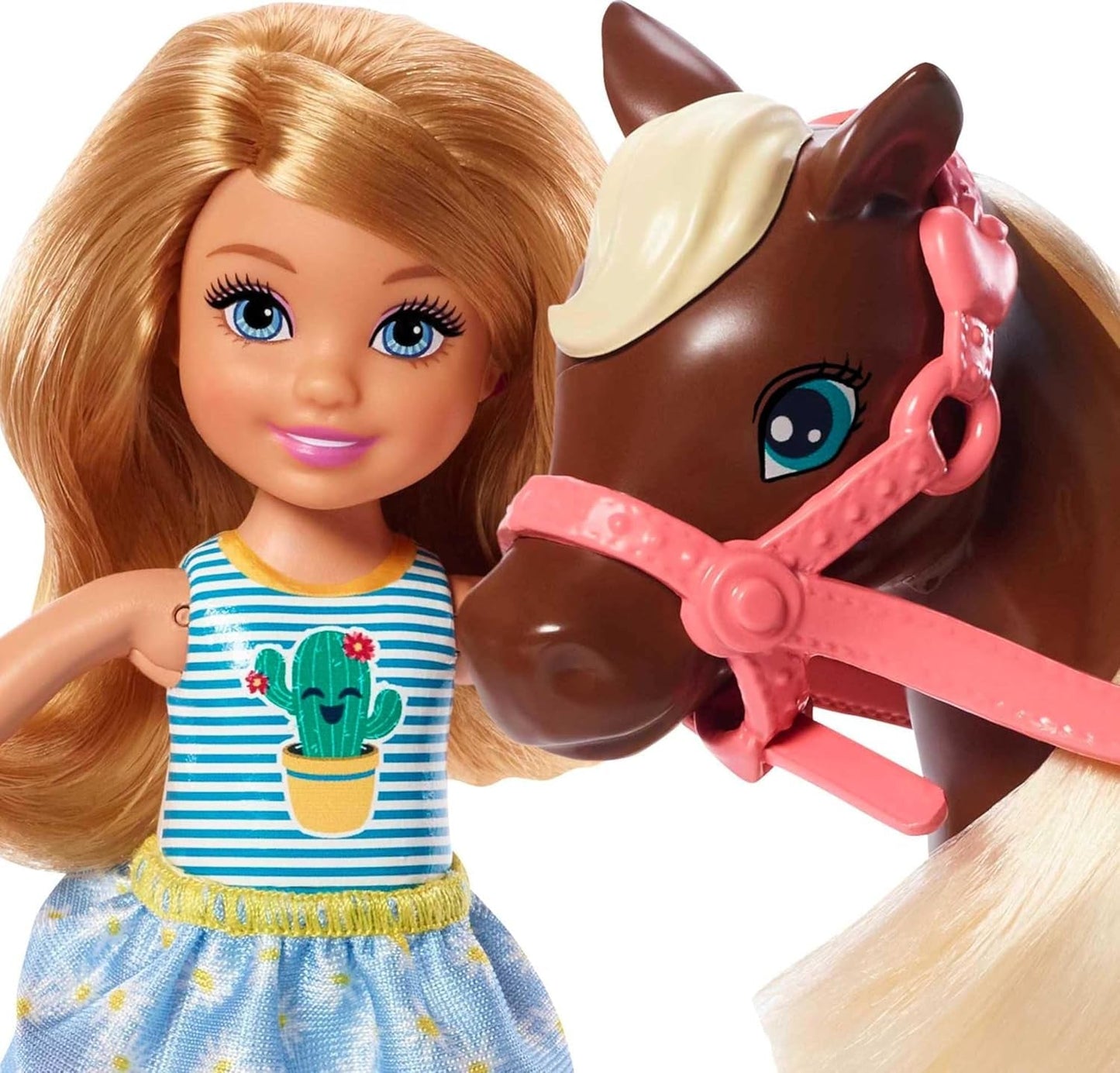 Barbie GHV78 - Club Chelsea Playset con bambola e cavallo, ca. Giocattolo regalo biondo da 15 cm con moda e accessori per bambini da 3 a 7 anni Naty Shop Dolls