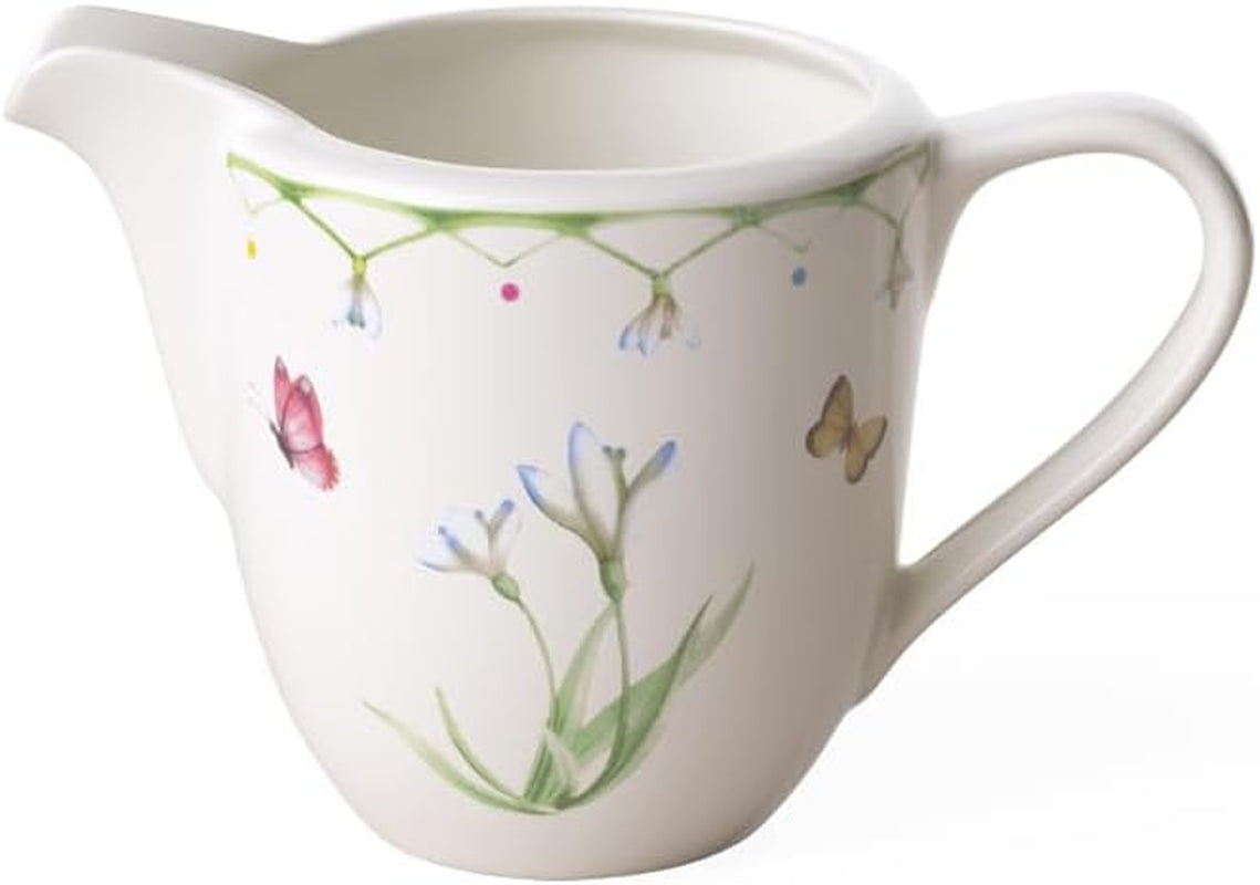 Villeroy & Boch Tazza da latte Colourful Spring, 280 ml, Porcellana Premium, Bianco/Multicolore