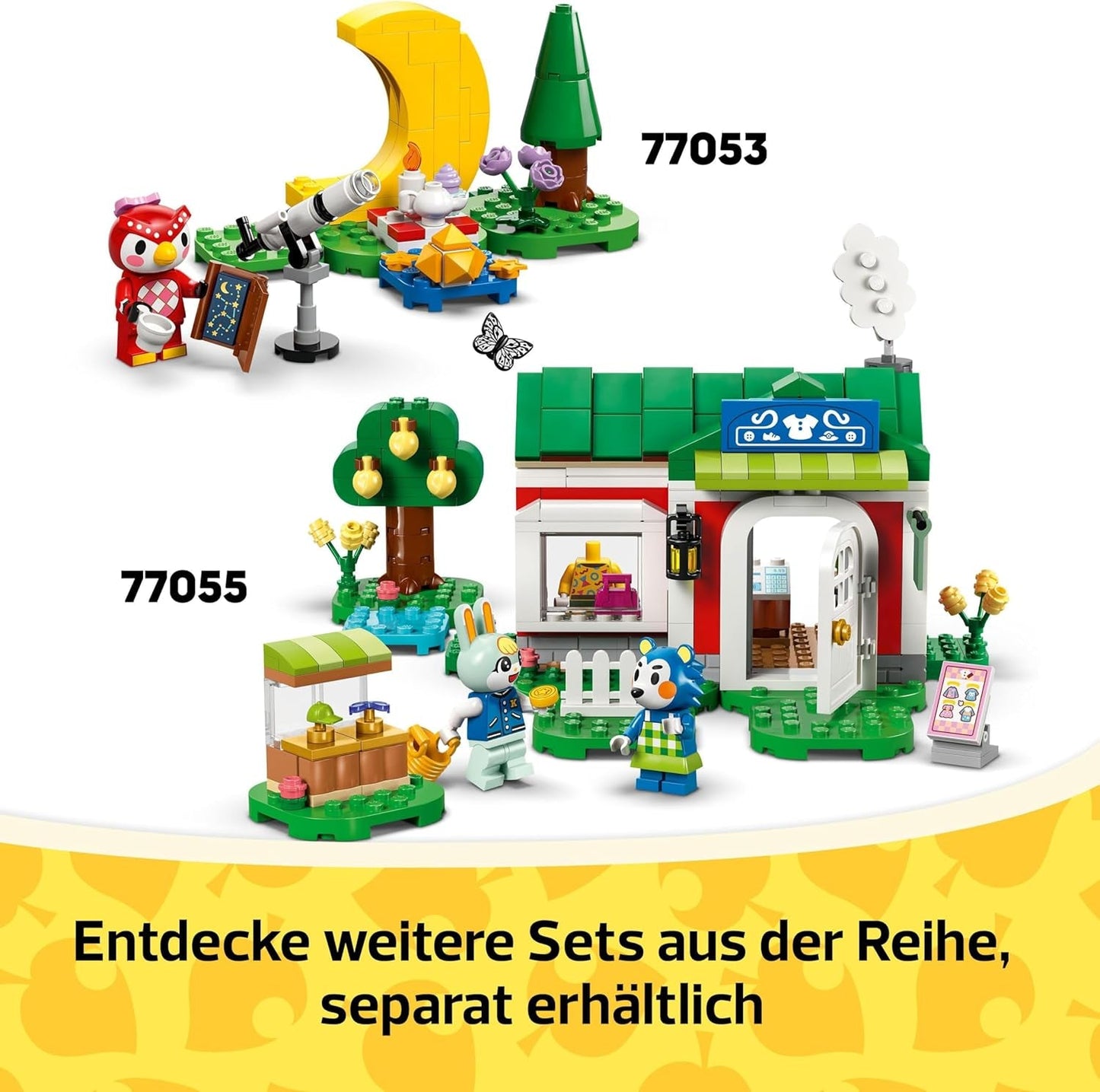 LEGO Animal Crossing Caravan e Giardino di Gerd Set Gioco di Ruolo Auto Giocattolo per Bambini di 7 Anni Ragazze e Ragazzi Regalo Videogioco Giocattolo con Figure di Animali 77054 Set di Costruzioni Besuche den LEGO-Store