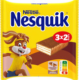 Nestlé Crunchy Waffle Delicious Barretta di waffle al cioccolato al latte Confezione multipla 1 confezione (3x26 g ciascuno)