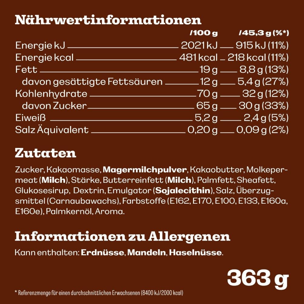 CONTENUTO: Busta da 363g di cioccolato M&M'S, la migliore qualità grazie agli ingredienti selezionati