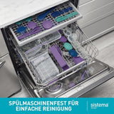 Sistema portapranzo Bento Box TO GO con scomparti | Lunch box da 1,25 L con contenitore yogurt/frutta | per bambini e adulti l | Minty Teal senza BPA [21685-8T], scatole per alimenti Naty Shop verde menta