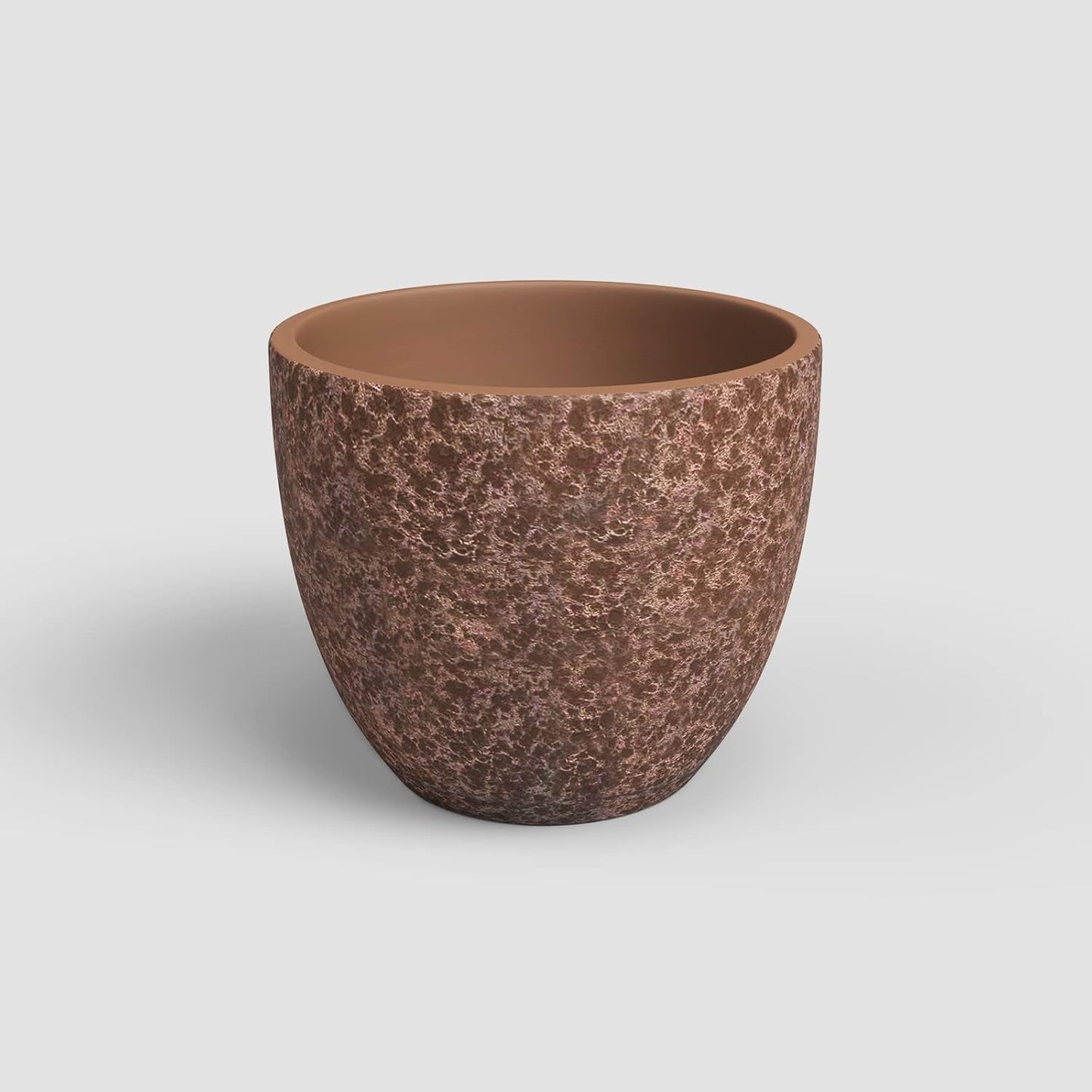 Artevasi Hestia Vasi da fiori, Vasi da fiori, Vasi decorativi, Trama complessa, Ceramica fatta a mano, Colore terracotta, 17 cm