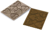 Silikomart 22.166.77.0165 CKC06, Set forme cioccolato e tagliacucina Naty Shop