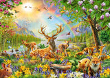 Ravensburger Puzzle per Bambini - 13352 Graziosa Famiglia di Cervi - Puzzle da 200 Pezzi per Bambini dagli 8 Anni in su Puzzle Naty Shop