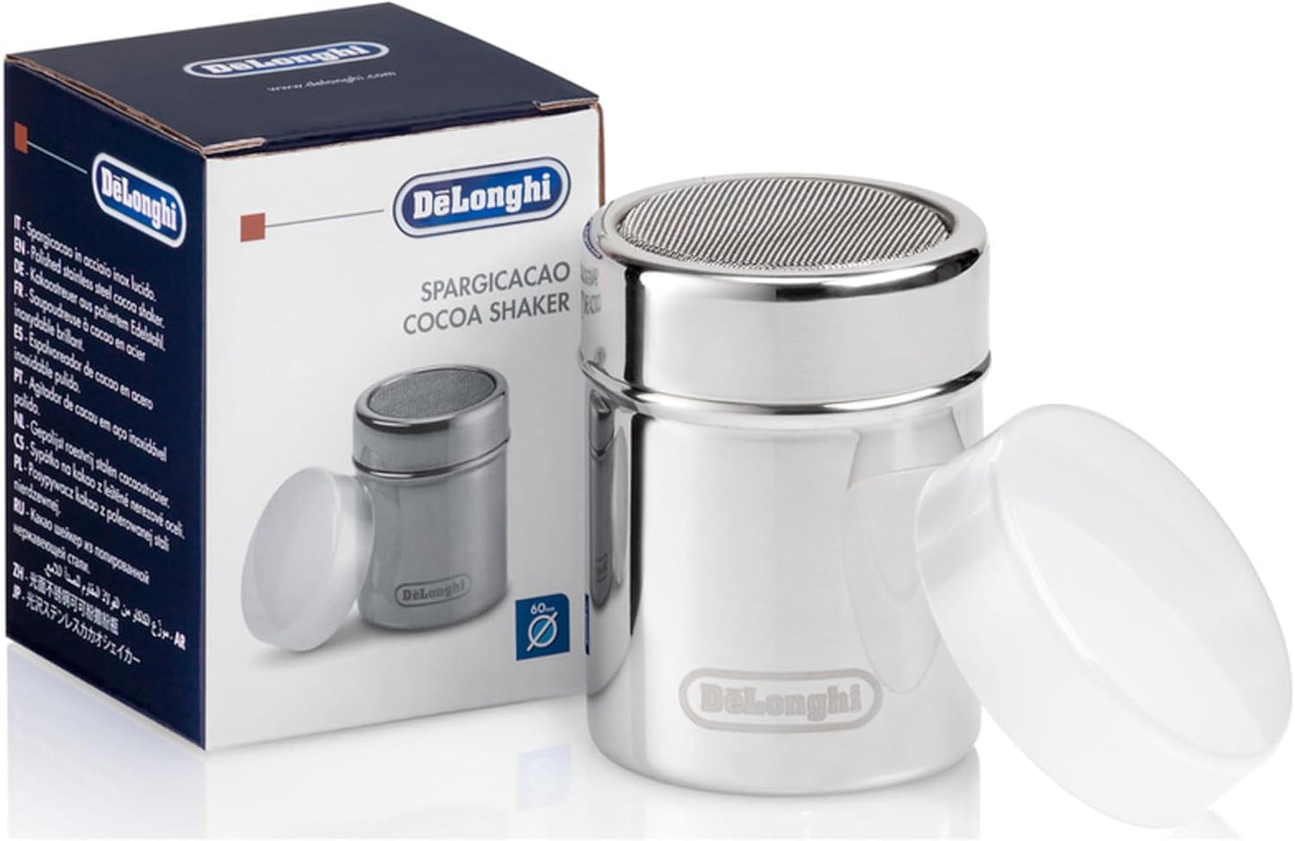 De'Longhi DLSC061 Spargicacao in acciaio inossidabile, 175 ml, Argento