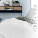 Piumino Twin Spundown 4,5 Tog, leggero, ipoallergenico, caldo, lavabile, estivo, per letto matrimoniale, qualità alberghiera di lusso, con i nostri materiali riciclati Naty Shop Trapunte e Trapunte