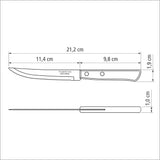 Tramontina Set Posate Griglia 14 Pezzi Acciaio Inox Set Posate Bistecca Cucina Naty Shop