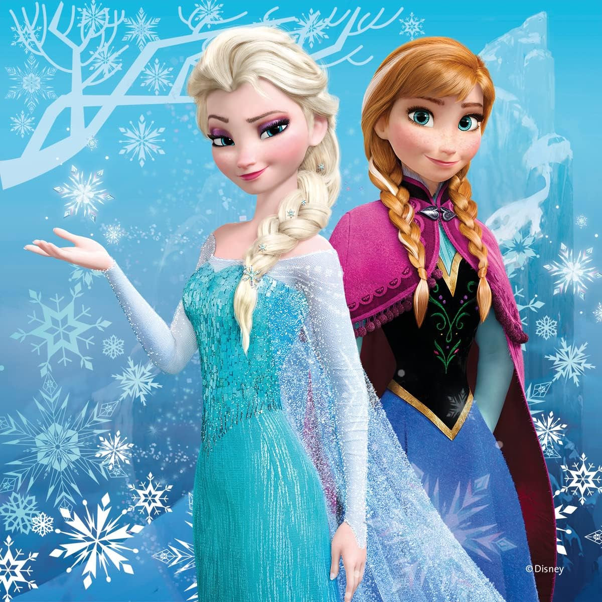 Ravensburger Puzzle per bambini - 09264 Avventure a Winterland - puzzle per bambini dai 5 anni in su, puzzle Disney Frozen con 3X49 pezzi Puzzle Naty Shop