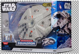 Star Wars Micro Galaxy Squadron SWJ0332 - Millennium Falcon 22,5 cm Veicolo ufficiale con luci, suoni e action figure Naty Shop