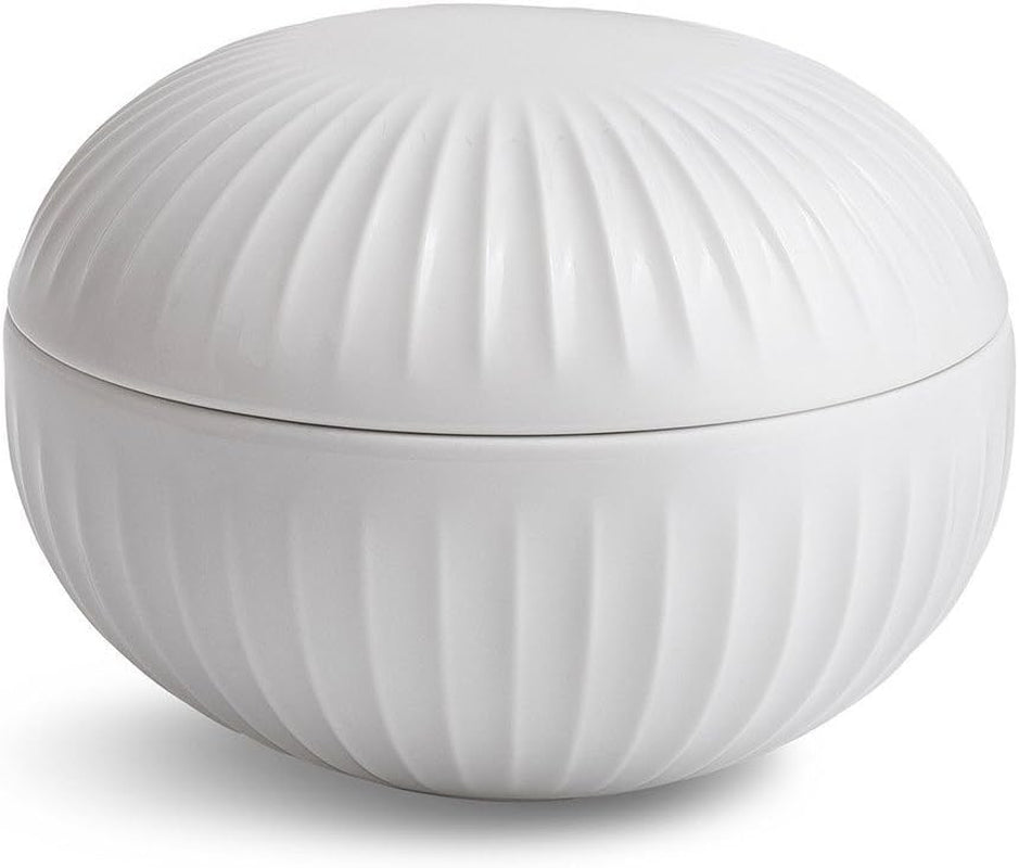 Kähler Bonbonniere Ø12 cm Hammershøi Decorazione Design danese, bianco Scatole per alimenti Naty Shop Titolo predefinito