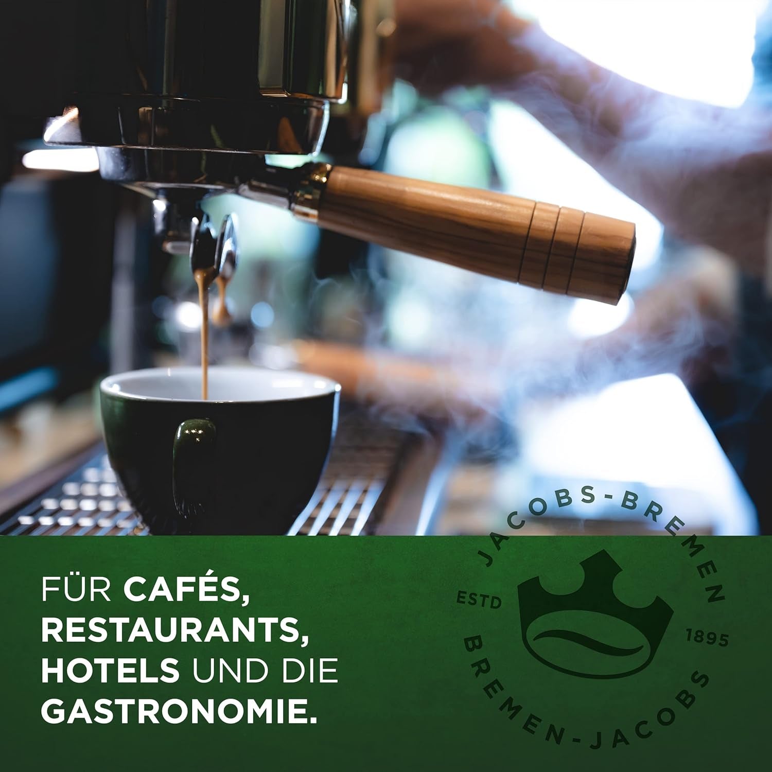 Caffè in grani Jacobs Professional Le Grand Café Cream, intensità 2/5, caffè in grani interi, 1 kg