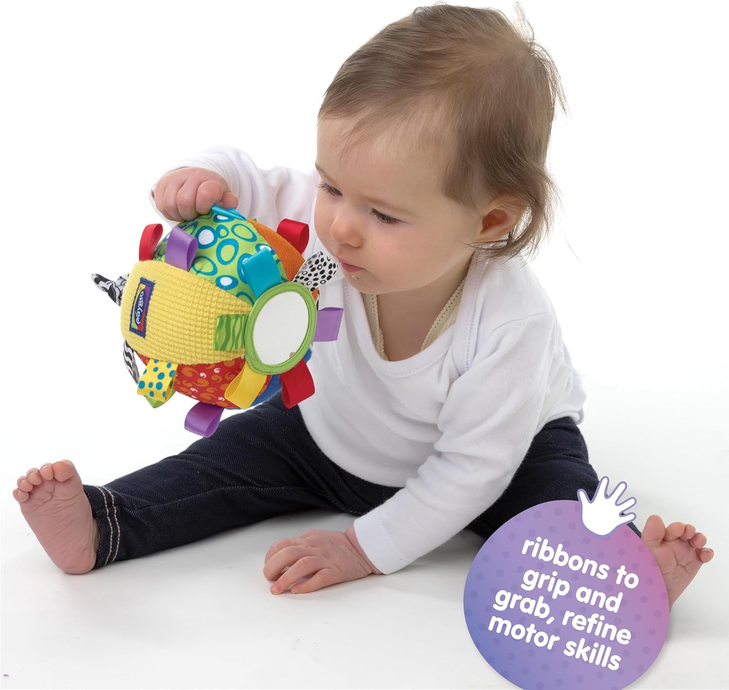Playgro Loopy Loops Palla da abbracciare - Palla da abbracciare per bebè - Giochi per bambini - Giochi per bambini - Giocattoli - Giocattoli - Giocattoli colorati per bambini Naty Shop