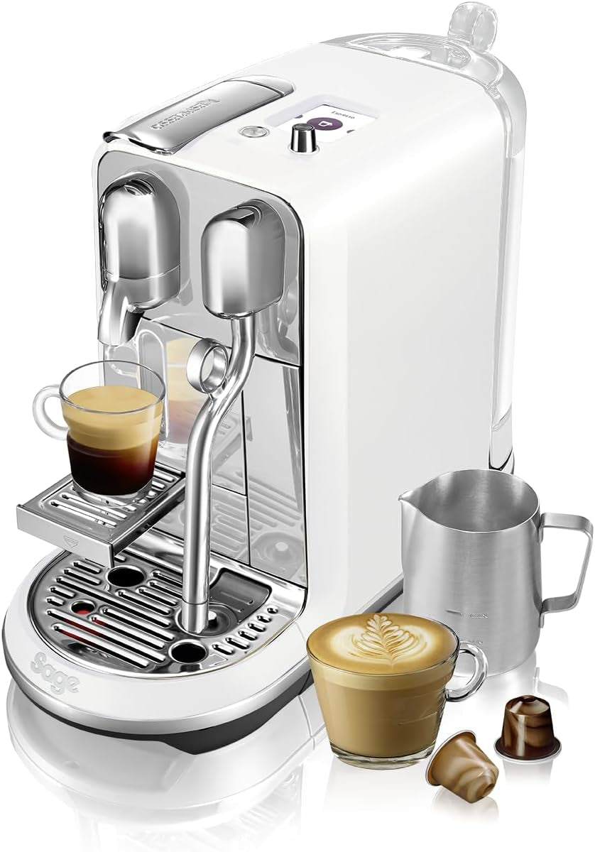Macchina per caffè espresso a capsule Sage Nespresso SNE800BSS Creatista Plus, acciaio inossidabile spazzolato