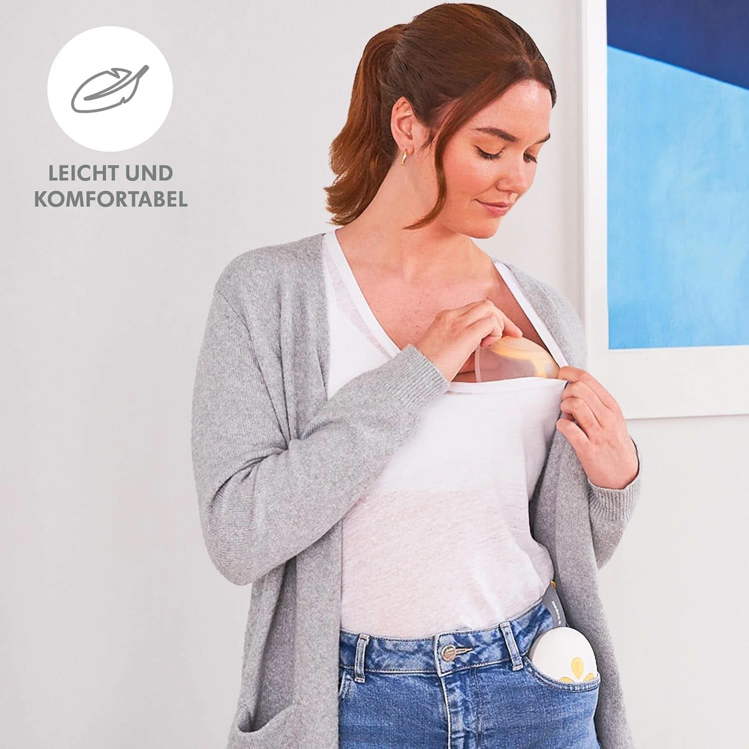Medela Solo tiralatte a mani libere | Tiralatte elettrico compatto e intuitivo per estrazione su un lato Accessori Alimentazione e Allattamento Bebe Naty Shop