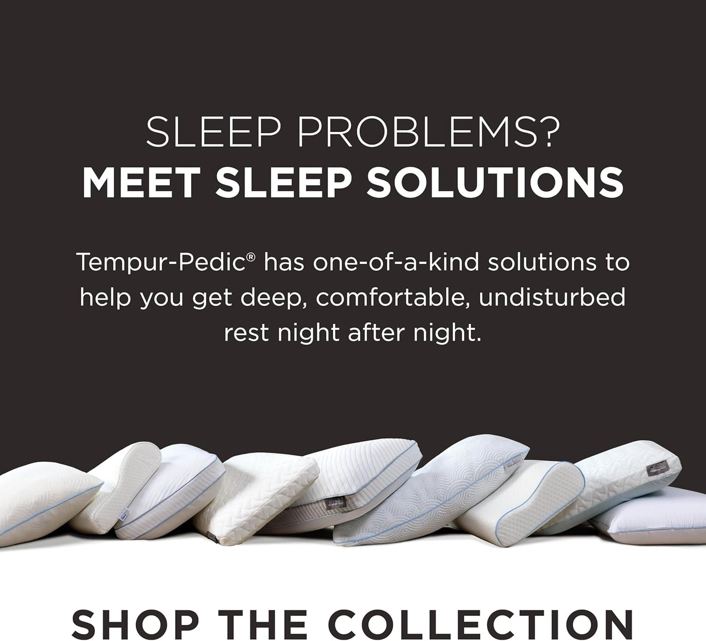 Cuscino Symphony TEMPUR-PEDIC In memory foam, Lussuoso, Morbido, Standard, Bianco Cuscini standard Naty Shop