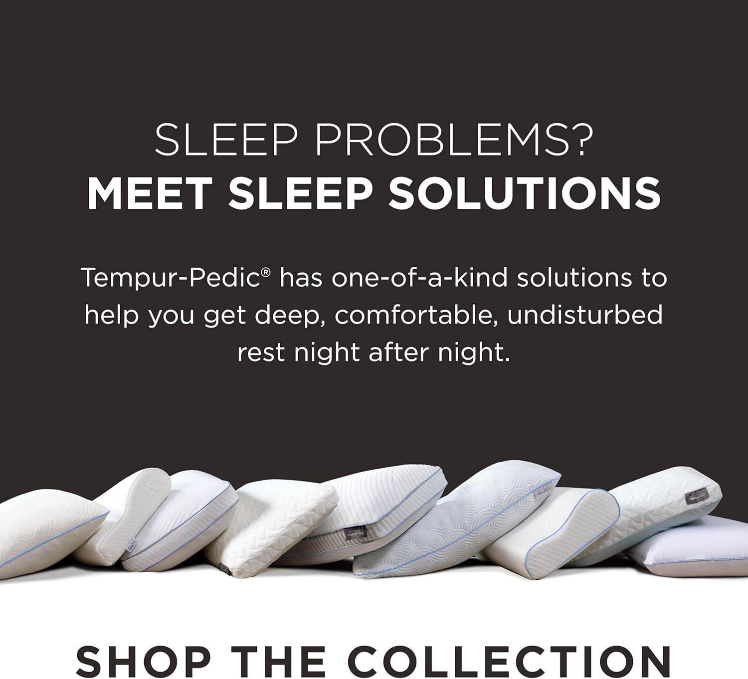 Cuscino Symphony TEMPUR-PEDIC In memory foam, Lussuoso, Morbido, Standard, Bianco Cuscini standard Naty Shop
