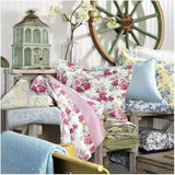 Laura Ashley Trapunta Home Rüschen Garden Collection, 100% cotone, Ultra morbida, Per tutte le stagioni, Reversibile, Elegante, Letto matrimoniale, Colore Crema (197783) Piumini e trapunte Naty Shop