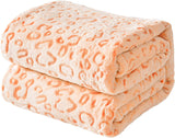 FY FIBER HOUSE Plaid in pile di flanella Coperta in microfibra con stampa ghepardo 3D 228 x 274 cm Trapunte e trapunte viola Naty Shop Stampa leopardata arancione 60"X80"