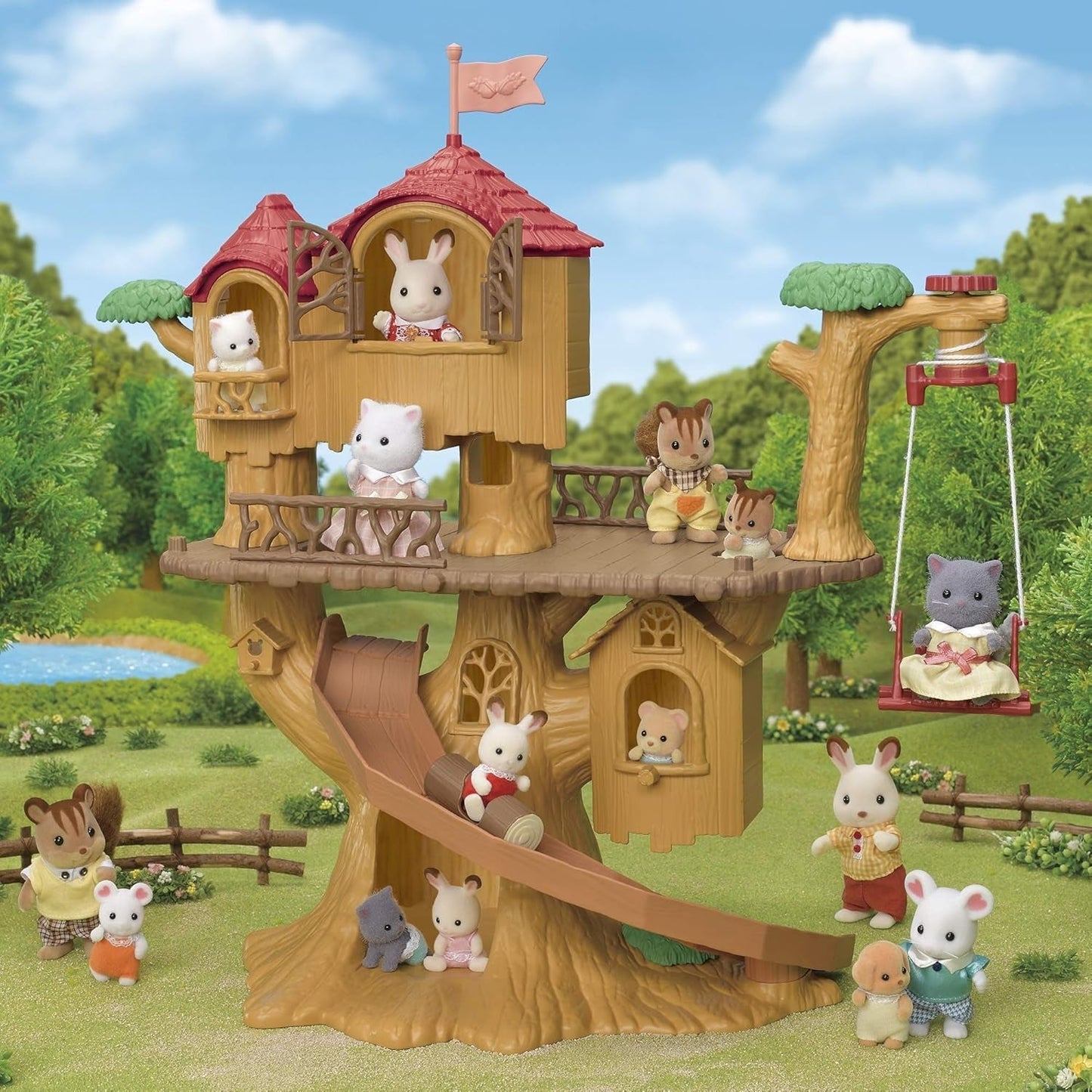 Sylvanian Families 5494 Adventure Tree House - Casa delle bambole Playset Case delle bambole Naty Shop