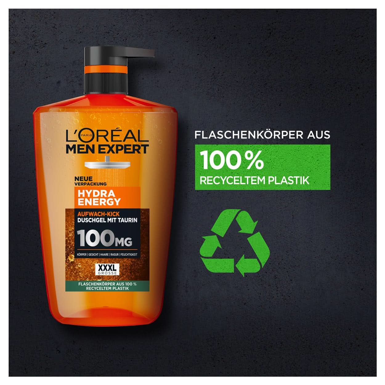L'Oréal Men Expert XXXL Gel doccia e shampoo per uomo, 1 litro Naty Shop
