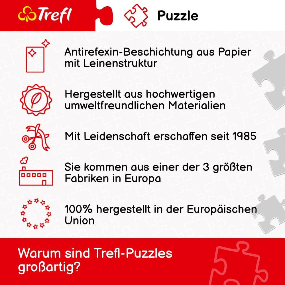 Trefl 10880 Colibrì ai tropici 1000 pezzi - Puzzle fai da te con uccelli, Intrattenimento creativo, Per adulti e bambini dai 12 anni in su, Puzzle multicolore Naty Shop