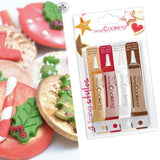 Scrapcooking - Pennarelli 4 pezzi: oro, cioccolato, bianco e rosso - penne commestibili decorative per scrivere e disegnare su dolci, torte e biscotti