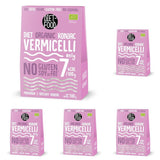 DIET-FOOD Riso istantaneo Shirataki Konjac biologico, a basso contenuto di carboidrati, a basso contenuto calorico, vegano, senza grassi, senza soia, senza glutine, cheto friendly, dimagrante, 300 grammi