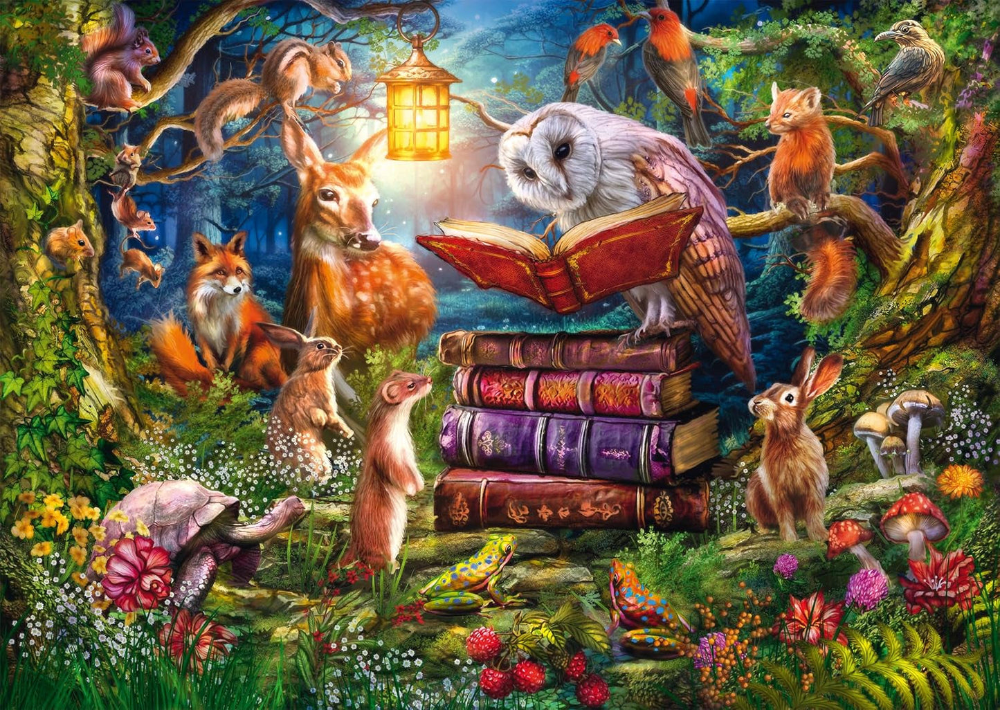 Schmidt Spiele 59779 Racconti della foresta di notte, puzzle 1000 pezzi Puzzle Naty Shop