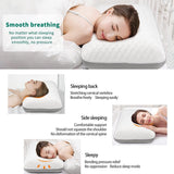 Fityou Memory Foam Pillow Neck Support Pillow Ergonomic Sleeping Pillow Cooling Pillow Double Sided Design Washable Pillow Cover (67.5X40X13Cm) Cervical Orthopedic Pillows Naty Shop