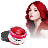 Tintura Temporanea Per Capelli, Cera Colorante Per Uomo Donna, Pomata Colorante Naturale Lavabile, Tintura Per Capelli Istantanea Per Feste, Cosplay, Halloween (Rosso) Naty Shop Tintura Per Capelli Rossa 120G (1 Confezione)