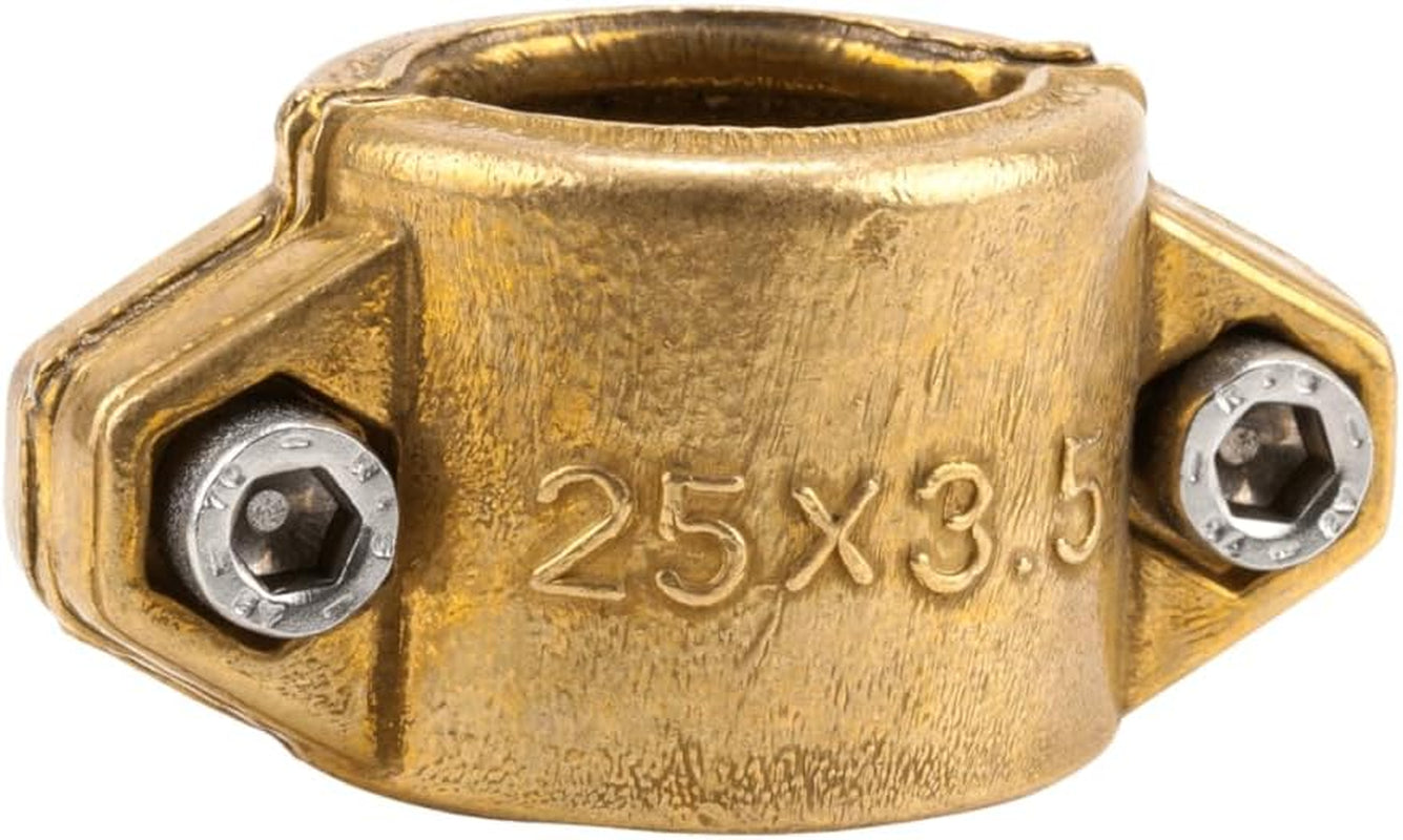 Fascette stringitubo Gardena: fascetta stringitubo in ottone per il fissaggio di tubi di aspirazione o alta pressione, adatta per tubi da 25 mm (1 pollice) (7211-20)