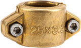Fascette stringitubo Gardena: fascetta stringitubo in ottone per il fissaggio di tubi di aspirazione o alta pressione, adatta per tubi da 25 mm (1 pollice) (7211-20)