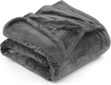 Utopia Bedding Coperta in Pile Accogliente [228X228 Cm, Grigio] Coperta Morbida, Leggera, Calda e Soffice Coperta Comoda e Traspirante per Letto Divano Divano Letti e Coperte Besuche den Utopia Bedding-Store Grigio 228X228 Cm
