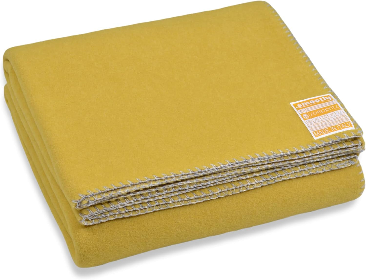 Zoeppritz dal 1828 Coperta in pile Smoothy - Soffice e confortevole coperta in pile polare - Vegan - 140X190Cm - 010 Off-White, 010 Offwhite Zoeppritz Beds and Covers Since 1828 165 Curcuma 140X190Cm