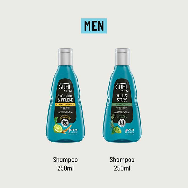 Guhl Men Full & Strong Shampoo - Tipo di capelli: sottili, fini, normali Guhl Doccia e Bagno