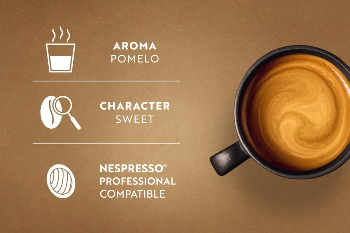 Café Royal Professional Pads, Bio Lungo, 50 cialde compatibili Nespresso (R) Professional per ufficio e gastronomia, bio e commercio equo e solidale zertifiziert, 100 centesimi di Arabica, intensità 5