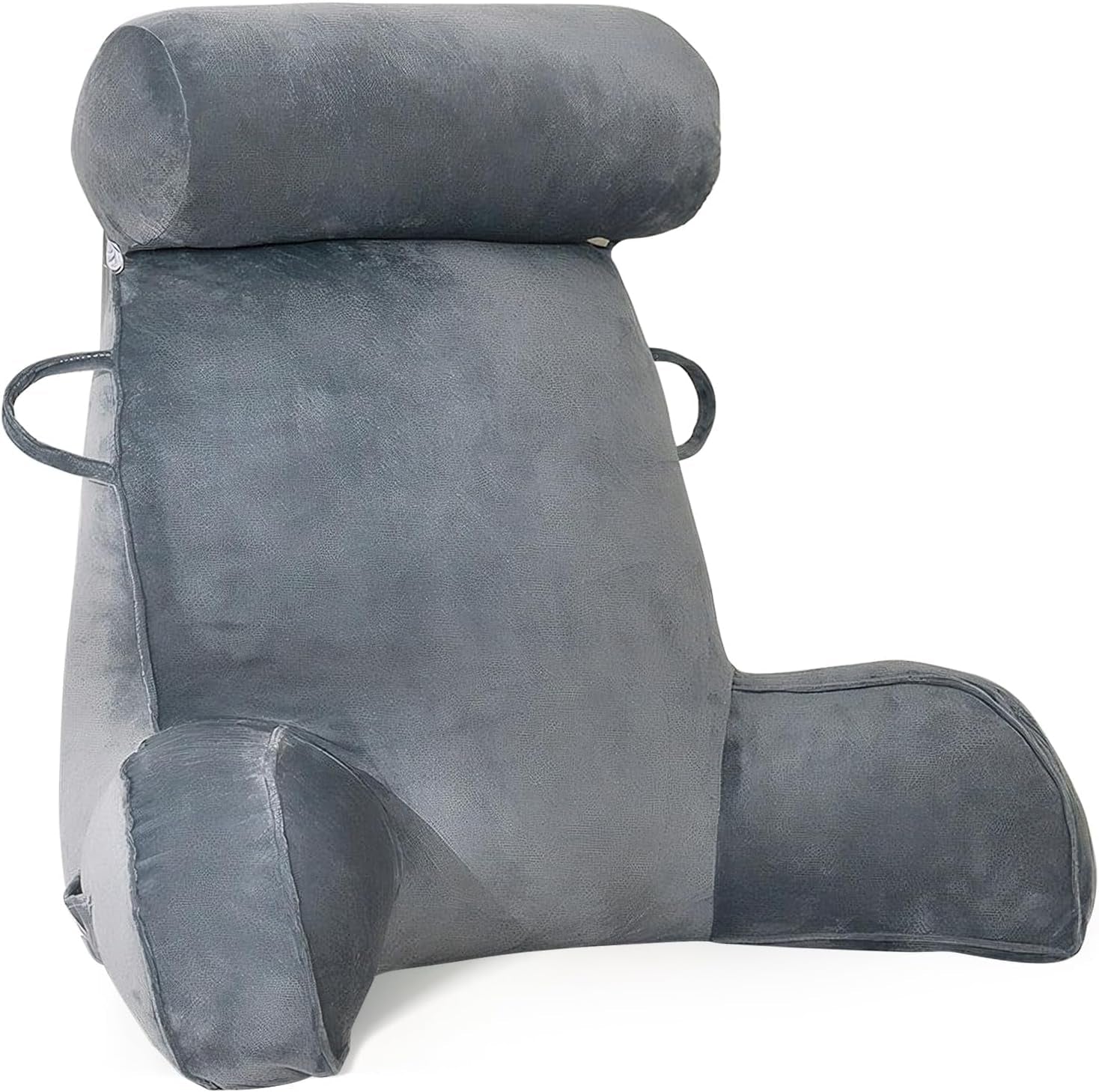 Cuscino da lettura XL per letto e divano con paranuca staccabile, cuscino per la schiena ideale per adulti con memory foam per leggere, lavorare, giocare, guardare la TV, rilassarsi (rosa) confortevole