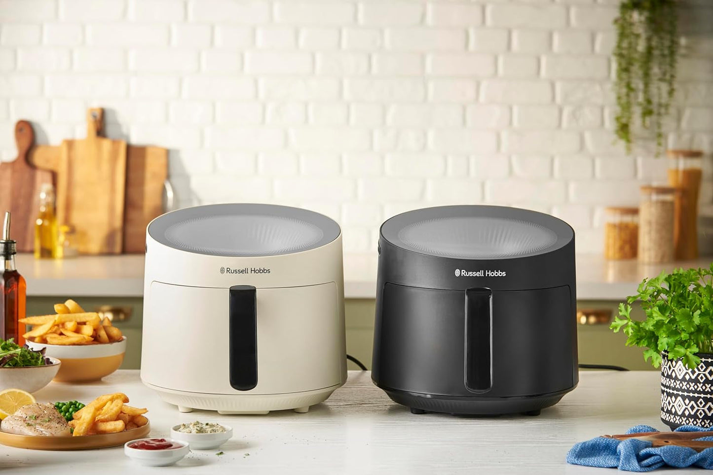 Russell Hobbs Airfryer, 5 litri, 10 programmi, finestra di visualizzazione Naty Shop Appliances